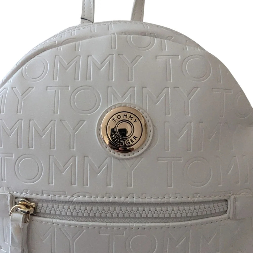 Tommy Hilfiger Women's White Backpack - Picture 6 of 11